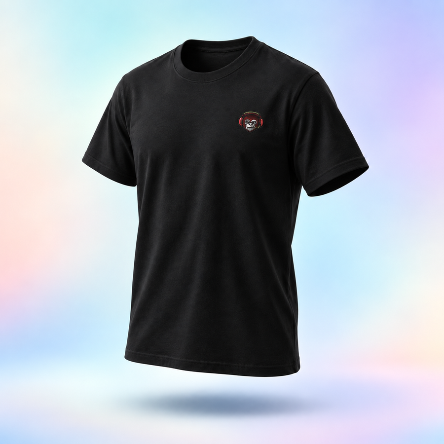 T-Shirt Paquito Black Bordada | Edición Premium | DROP 01
