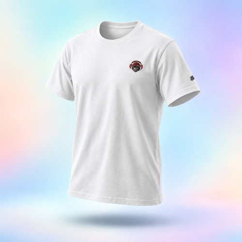 T-Shirt Paquito White Bordada - imagen principal 3D